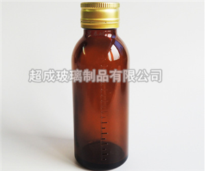 100ml帶刻度棕色口服液瓶